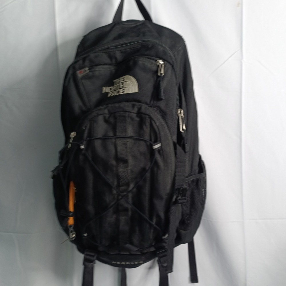 The North Face Heckler Backpack Black Outdoor Hiking Daypack s9